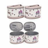 Bag Shoppe Women Grey Makeup Box - Spacious Cosmetic Storage Organizer for Travel & Daily Use