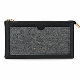 Bag Shoppe Women Black Simple & Classic Long Wallet - Sleek Sophisticated Wallet for Office, Travel & Daily Use