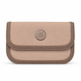 Bag Shoppe Women Beige BB Classic Ribbed Sling Bag - Understated Versatile Sling for Office, Shopping & Daily Use