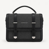 Bag Shoppe Women Black Fashion Bags Classic Satchel - Classic Versatile Bag for Office, College & Daily Use