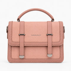 Bag Shoppe Women Pink Fashion & Bags Satchel - Feminine Polished Bag for College, Brunch & Daily Use