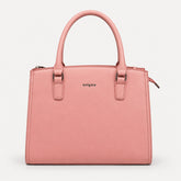 Bag Shoppe Women Pink Enigma Large Structured Handbag - Powerful Feminine Bag for Office, Travel & Outings