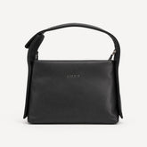 Bag Shoppe Women Black Lizzie Soft Mini Handbag - Sleek Timeless Mini Bag for Office, College & Daily Use