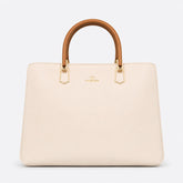 Bag Shoppe Women Cream Valendnee VD Structured Satchel - Elegant Designer Bag for Office, Travel & Special Occasions