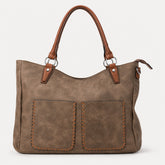 Bag Shoppe Women Apricot Tote Bag - Stylish Everyday Bag for Office, Travel & Daily Use