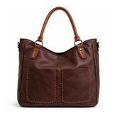 Bag Shoppe Women Brown Tote Bag - Stylish Everyday Bag for Office, Travel & Daily Use