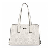 Bag Shoppe Women Off White Big Size Handbag - Spacious Everyday Bag for Office, Travel & Daily Use