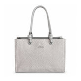 Bag Shoppe Women Light Grey Big Size Handbag - Spacious Everyday Bag for Office, Travel & Daily Use