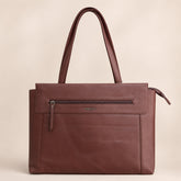 Bag Shoppe Women Brown Big Size Handbag - Spacious Everyday Bag for Office, Travel & Daily Use