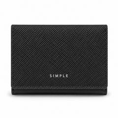 Bag Shoppe Women Black Wallet - Compact Everyday Wallet for Cards, Cash & Daily Use