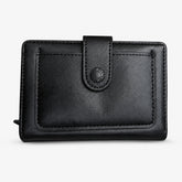 Bag Shoppe Women Black Wallet - Compact Everyday Wallet for Cards, Cash & Daily Use
