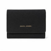 Bag Shoppe Women Black Wallet - Compact Everyday Wallet for Cards, Cash & Daily Use