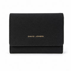 Bag Shoppe Women Black Wallet - Compact Everyday Wallet for Cards, Cash & Daily Use