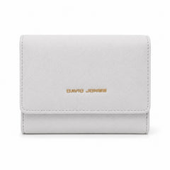 Bag Shoppe Women Light Grey Wallet - Compact Everyday Wallet for Cards, Cash & Daily Use