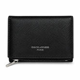 Bag Shoppe Women Black Wallet - Compact Everyday Wallet for Cards, Cash & Daily Use