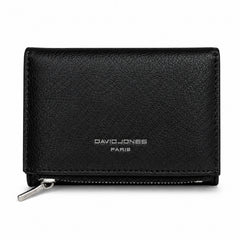 Bag Shoppe Women Black Wallet - Compact Everyday Wallet for Cards, Cash & Daily Use