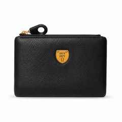 Bag Shoppe Women Black Wallet - Compact Everyday Wallet for Cards, Cash & Daily Use
