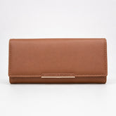 Bag Shoppe Women Brown Wallet - Compact Everyday Wallet for Cards, Cash & Daily Use