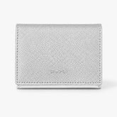 Bag Shoppe Women Silver Wallet - Compact Everyday Wallet for Cards, Cash & Daily Use