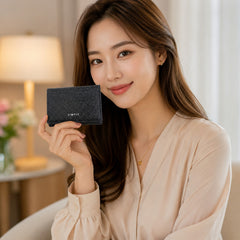Bag Shoppe Women Black Wallet - Compact Everyday Wallet for Cards, Cash & Daily Use