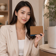 Bag Shoppe Women Brown Wallet - Compact Everyday Wallet for Cards, Cash & Daily Use