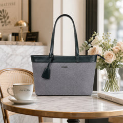 Bag Shoppe Women Peacock Blue Big Size Handbag - Spacious Everyday Bag for Office, Travel & Daily Use