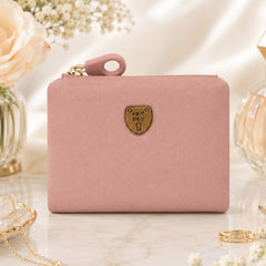 Bag Shoppe Women Pink Wallet - Compact Everyday Wallet for Cards, Cash & Daily Use