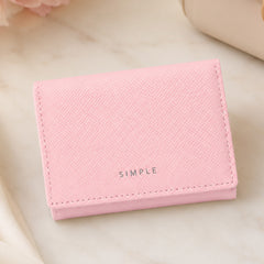 Bag Shoppe Women Pink Wallet - Compact Everyday Wallet for Cards, Cash & Daily Use