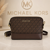 Michael Kors Signature Monogram Crossbody Sling Bag