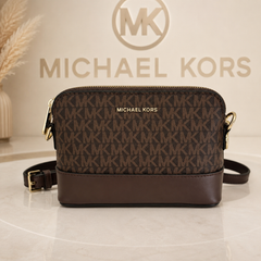 Michael Kors Signature Monogram Crossbody Sling Bag
