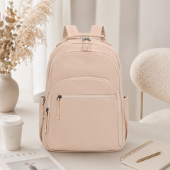 Bag Shoppe Women Backpack - Lightweight Everyday Travel Backpack with Spacious Compartments & Side Pockets