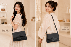 ETTOII Premium Dual-Belt Shoulder & Crossbody Bag