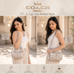 Coach Signature Mini Shoulder Bag – Elegant, Versatile & Timeless