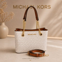 Michael Kors Signature Chain Tote Bag – Luxury Meets Everyday Elegance