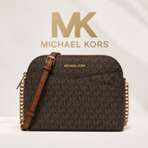 Michael Kors Signature Brown Crossbody Sling Bag for Women