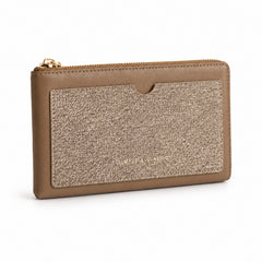 Bag Shoppe Women Brown Simple & Classic Long Wallet - Warm Timeless Wallet for Office, Shopping & Daily Use