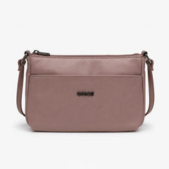 Bag Shoppe Women Pink Ettoli Smooth Crossbody Bag - Feminine Compact Sling for College, Brunch & Daily Use