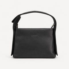 Bag Shoppe Women Black Lizzie Soft Mini Handbag - Sleek Timeless Mini Bag for Office, College & Daily Use