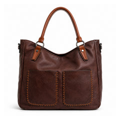 Bag Shoppe Women Brown Tote Bag - Stylish Everyday Bag for Office, Travel & Daily Use