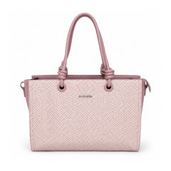 Bag Shoppe Women Pink Big Size Handbag - Spacious Everyday Bag for Office, Travel & Daily Use