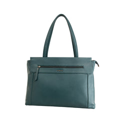 Bag Shoppe Women Peacock Blue Big Size Handbag - Spacious Everyday Bag for Office, Travel & Daily Use