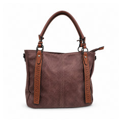 Bag Shoppe Women Brown Tote Bag - Stylish Everyday Bag for Office, Travel & Daily Use