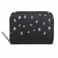 Bag Shoppe Women Black Wallet - Compact Everyday Wallet for Cards, Cash & Daily Use