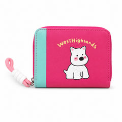 Bag Shoppe Women Dark Pink Wallet - Compact Everyday Wallet for Cards, Cash & Daily Use