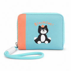 Bag Shoppe Women Blue Wallet - Compact Everyday Wallet for Cards, Cash & Daily Use