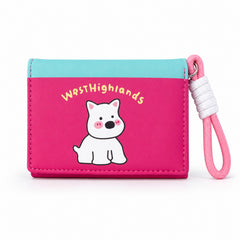 Bag Shoppe Women Dark Pink Wallet - Compact Everyday Wallet for Cards, Cash & Daily Use