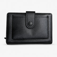 Bag Shoppe Women Black Wallet - Compact Everyday Wallet for Cards, Cash & Daily Use
