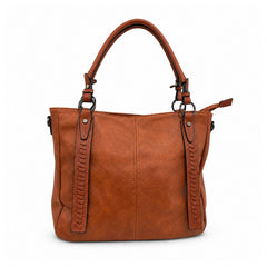 Bag Shoppe Women Tan Tote Bag - Stylish Everyday Bag for Office, Travel & Daily Use