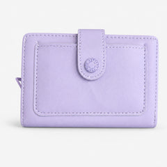 Bag Shoppe Women Purple Wallet - Compact Everyday Wallet for Cards, Cash & Daily Use