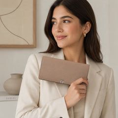 Bag Shoppe Women Apricot Wallet - Compact Everyday Wallet for Cards, Cash & Daily Use